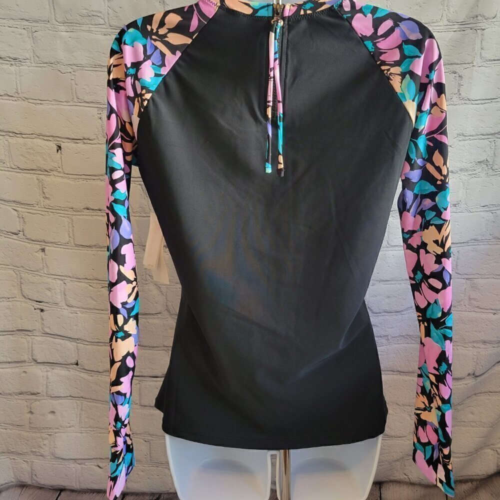 Raisins Salt + Soul Back Zip Rashguard Swim Top - Picture 5 of 6